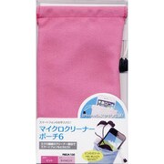 RBCA102 [スマートフォン用 マイクロクリーナーポーチ 6 ピンク/ライトピンク]