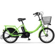 電動アシスト自転車 PAS Babby（パス バビー） 3人乗り対応 20型 内装3段変速 キウイグリーン PM20B/PM20DGB5J