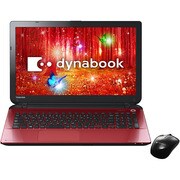 dynabook T65/PR 15.6型ワイド/HDD1TB/DVDスーパーマルチドライブ/Windows 8.1Update 64ビット/モデナレッド PT65PRP-SHA