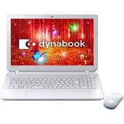 dynabook T55/PW 15.6型ワイド/HDD1TB/DVDスーパーマルチドライブ/Windows 8.1Update 64ビット/リュクスホワイト PT55PWP-SHA
