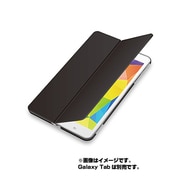 SoftBank GALAXY Tab 4専用 フラップカバー 液晶保護フィルム付 ブラック TBS-SCG4AWVBK