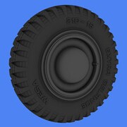 35288 独・ホルヒ15中型乗用車用 ホイール カバー付き [1/35スケール プラモデルパーツ 組立式]