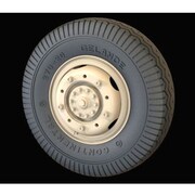 35293 独・Sd.kfz.234 八輪装甲車用 タイヤホイール 整地用A [1/35スケール プラモデルパーツ 組立式]