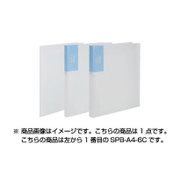 サクポケ ホルダーブック A4-6ポケット クリヤー SPB-A4-6C