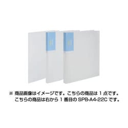 サクポケ ホルダーブック A4-22ポケット クリヤー SPB-A4-22C