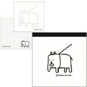 M03463 [限定 田辺画伯 かっこいい犬。 メモ かっこいい犬]