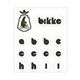 BIK-S bikke アルファベットシール A202102DG