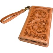 Carving Leather Work Case ナチュラル [iPhone 6/6s 4.7インチ用ケース]