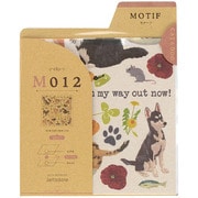 CJ-MOT-0112 [ジュタドール モチーフペーパー M012 CAT&DOG]