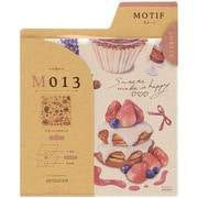 CJ-MOT-0113 [ジュタドール モチーフペーパー M013 SWEETS]