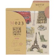 CJ-MOT-0123 [ジュタドール モチーフペーパー M023 TRAVEL]