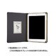iPad Air用モレスキン風ケース Classic Charcoal Liner カメラホール付き チャコール IP511208