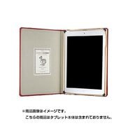 iPad Air用モレスキン風ケース Solid Cardinal/Gunnysack カメラホール付き カーディナル IP511221
