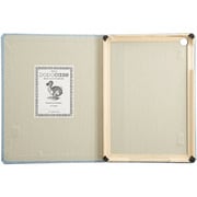 iPad Air用モレスキン風ケース Solid Ocean/Gunnysack カメラホール付き オーシャン IP511223