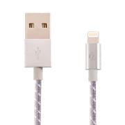 iPhone用 USB充電＆データ通信 ライトニング ケーブル 1m シルバー DRCLiAS100-SV