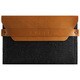 ヌードレザーとウールフェルトの封筒型スリーブ iPad mini/iPad mini Retina用 タン MUJJO-SL-019-TN