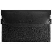 ヌードレザーとウールフェルトの封筒型スリーブ iPad mini/iPad mini Retina用 ブラック MUJJO-SL-019-BK