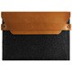 ヌードレザーとウールフェルトの封筒型スリーブ iPad/iPad2/3/4/Air用 タン MUJJO-SL-014-TN