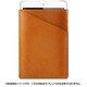 1枚革の美しさ！スリムフィットスリーブ iPad mini用 タン MUJJO-SL-028-TN