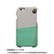 mono-posh-p-ip6-47-green [iPhone 6/6s 4.7インチ対応ソフトレザーポーチ Soft Leather Pouch クリーム/グリーン]