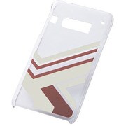 INFOBAR A03 デザインハードケース ダークブラウン RT-A03C11/DK