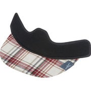 自転車用ヘルメットバイザー ビットバイザー Bit Visor オーバーチェックレッド