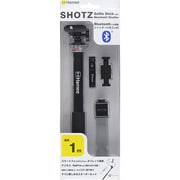 ブラック SHOTZ ショッズ セルフィースティック with Bluetoothシャッター 1.0m