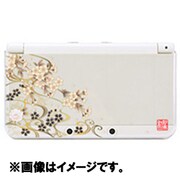 WSB0497 [New3DS用 堅 装飾カバー 透 夜桜に流水]