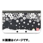 WSB0505 [New3DSLL用 堅 装飾カバー 透 雪華に雪うさぎ]