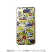 カスタムカバー iPhone 6 Plus/6s Plus 5.5インチ [切手シリーズ エイリアン]