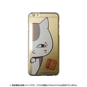 カスタムカバー iPhone 6 Plus 5.5インチ 夏目友人帳 ニャンコ先生 壁チラ