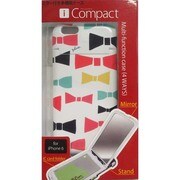 PL-I6X-054 [iCompact iPhone 6/6s 4.7インチ ちょうちょリボン白]
