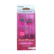 ANT-CAPH6SPK [iPod & iPhone USBケーブル ピンク]