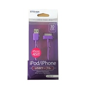 ANT-CAPH7SPL [iPod & iPhone USBケーブル パープル]