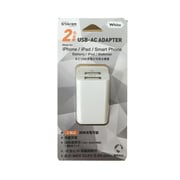 ST-AC24WH [USB ACアダプタ 2ポート 2.4A ホワイト]