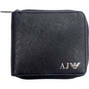 ラウンド財布-SAF-BLACK A6V20/U8