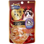 三ツ星グルメパウチ15歳ジュレまぐろ・かつお40g