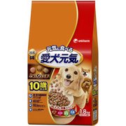 愛犬元気 10歳以上用 ビーフ・ささみ・緑黄色野菜・小魚入り 1.8kg