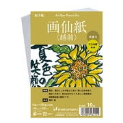 画仙紙(越前)手漉き アートペーパーポストカードサイズ 10枚 S134C