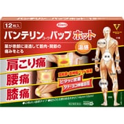 バンテリンパップホット 12枚入 [第2類医薬品 温湿布 ※セルフメディケーション税制対象商品]