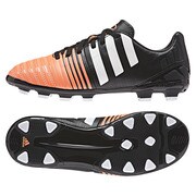 ハードグラウンド用サッカースパイク ナイトロチャージ3.0 HG J ジュニアサイズ 21.0cm コアブラック×ランニングホワイト×フラッシュオレンジ [B39933-210]