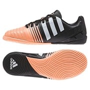 インドア用サッカートレーニングシューズ ナイトロチャージ3.0 IN J ジュニアサイズ 21.5cm コアブラック×ランニングホワイト×フラッシュオレンジ [B40410-215]