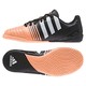 インドア用サッカートレーニングシューズ ナイトロチャージ3.0 IN J ジュニアサイズ 23.5cm コアブラック×ランニングホワイト×フラッシュオレンジ [B40410-235]