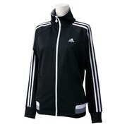 KBZ36-S92959-J/L [W adidas24/7 ジャージ ジャケット レディース Lサイズ ブラック/ホワイト]