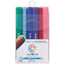 BLOX 水性サインペン 12色セット KTX-200/12W