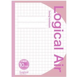 ロジカルエアー方眼10ミリ B5 ピンク HB5-H101-P