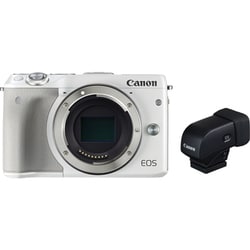 ヨドバシ.com - キヤノン Canon EOS M3 EVFキット ホワイト [ボディ ホワイト＋電子ビューファインダー「EVF-DC1」]  通販【全品無料配達】