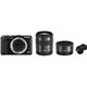 EOS M3 ダブルレンズ・EVFキット ブラック [ボディ ブラック＋交換レンズ「EF-M 18-55mm F3.5-5.6 IS STM」「EF-M 22mm F2 STM」＋電子ビューファインダー「EVF-DC1」]