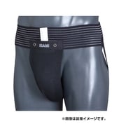 L-672 [金的サポーター 大人用 フリー 黒]