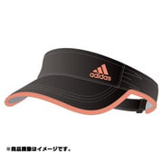 KBW76-890441-OSFZ [TENNIS fleur バイザー OSFZサイズ ブラック/フラッシュオレンジ]